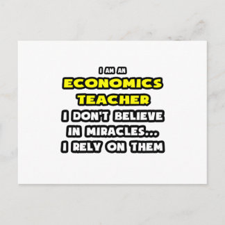 Lärare från Miracles och Economics ... Funny Vykort