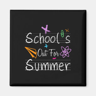 Lärare från skolan, sommarglädjen förra dagen magnet