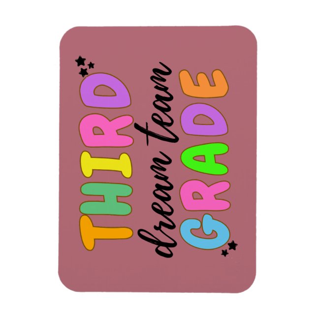 Lärare från tredje Klass, lärardagen Avery Mini Bi Magnet (Vertikal)