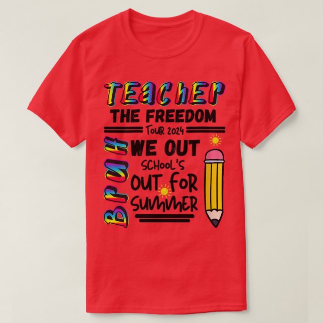Lärare Frihetsturneringen 2024 Sommardagen i S T Shirt (Design framsida)