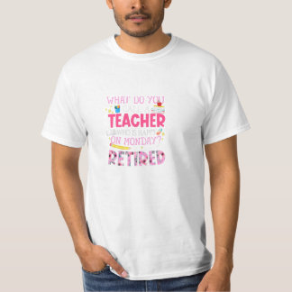 Lärare Fullt Time Grandma Teach T Shirt