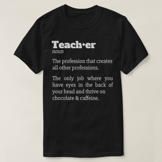 Lärare Gift Back to school 100 Days Teach T Shirt (Design framsida)