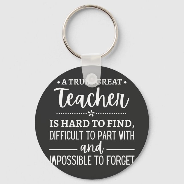 Lärare Gift, en verkligt Underbar lärare Nyckelring (Framsida)