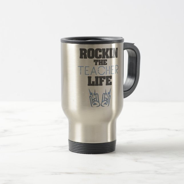 Lärare Gift Rockin Lärare Life Gift Resemugg (Framsida höger)