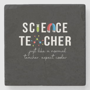 Lärare Gift Science Teacher Stenunderlägg