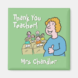 Lärare Gift. Tack till en kvinnlig lärare Magnet