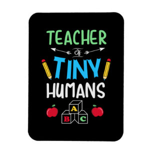 Lärare Gift Teacher Tiny Humans Magnet