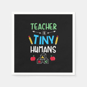 Lärare Gift Teacher Tiny Humans Pappersservett