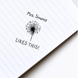 Lärare gillar det som är "Reward Dandelion" Stämpel