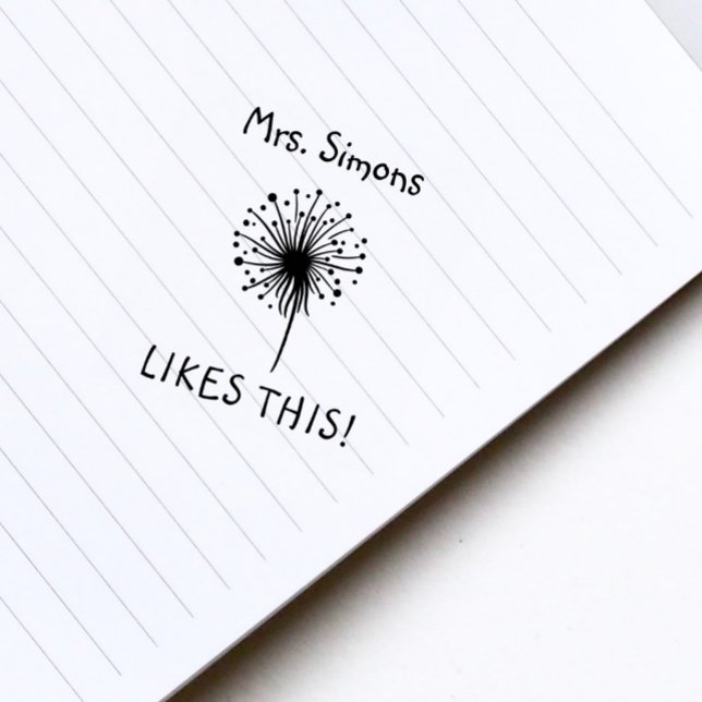 Lärare gillar det som är "Reward Dandelion" Stämpel (Skapare uppladdad)