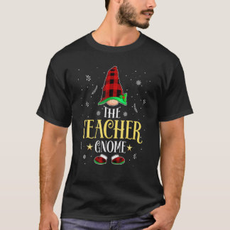 Lärare Gnome Buffalo Play Matching Family Kristus T Shirt