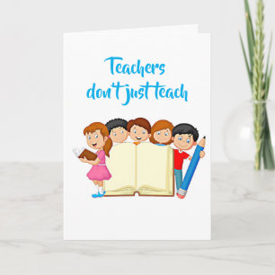 **LÄRARE GÖR MER ÄN TEACH**-TACK HELGKORT