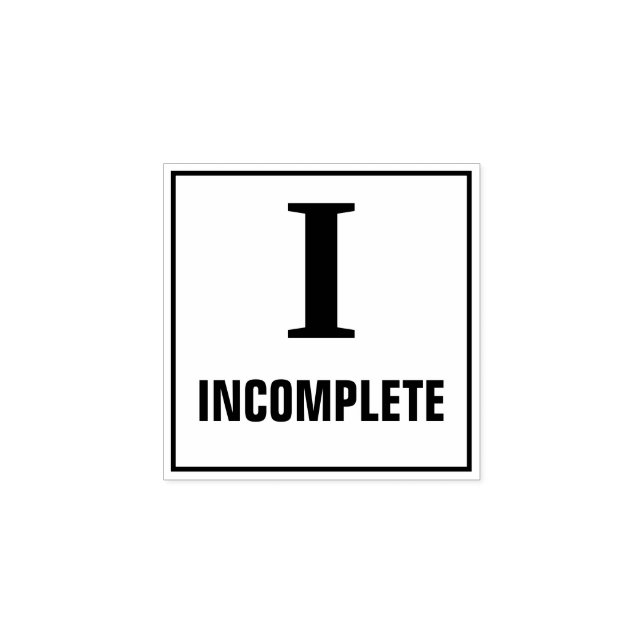 Lärare Grading Frimärke: I - OFÄRDIG Stämpel (Tryck)