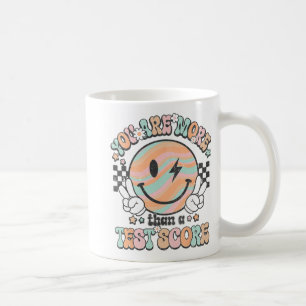 Lärare Groovy Smiles du är mer än en testscor Kaffemugg