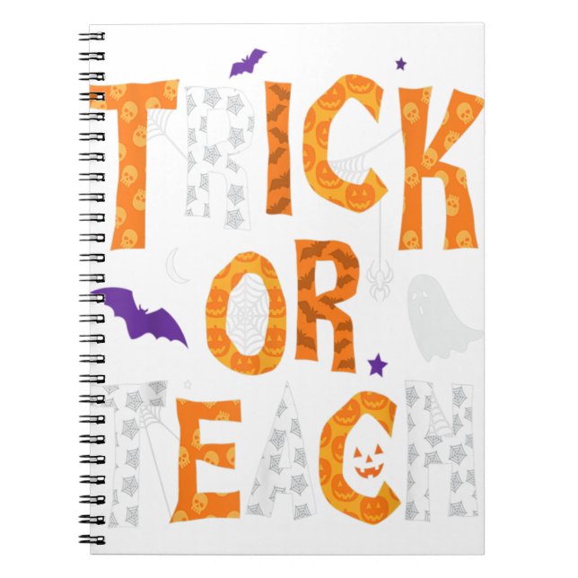 Lärare Halloween Anteckningsbok (Framsidan)