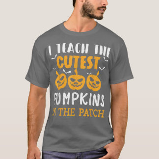 Lärare Halloween-lärare Kindergarten Cutest Pump T Shirt