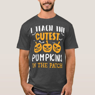 Lärare Halloween-lärare Kindergarten Cutest Pump T Shirt