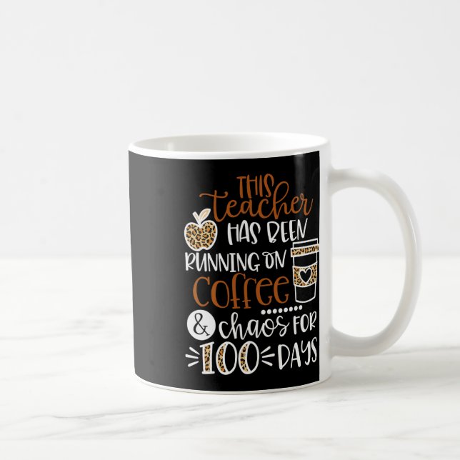 Lärare har gått på kaffe och kaos 100 D Kaffemugg (Höger)