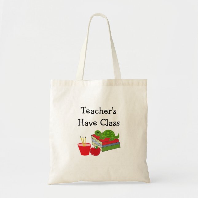 Lärare Har Klass Tygkasse (Framsidan)