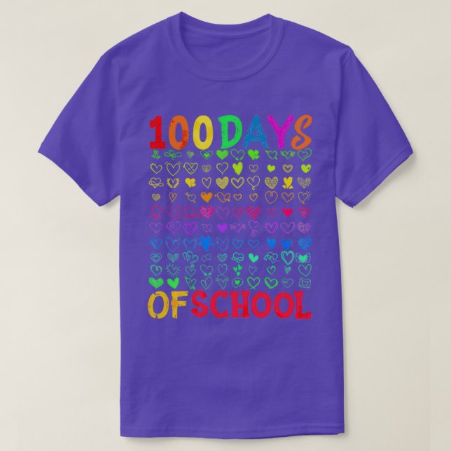 Lärare har redan 100 dagar på sig att skriva kurse t shirt (Design framsida)