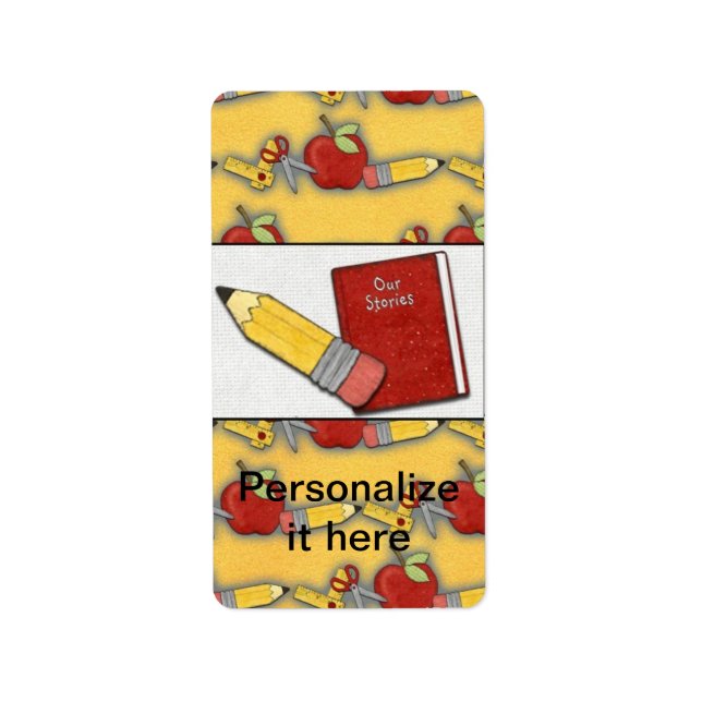 Lärare Hershey Miniature Candy Wrapper Labels Adressetikett (Framsidan)