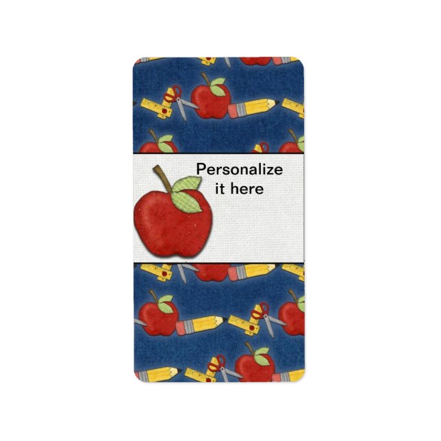 Lärare Hershey Miniature Candy Wrapper Labels Adressetikett (Framsidan)