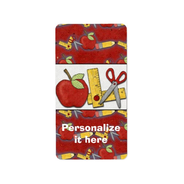 Lärare Hershey Nuggets Candy Wrapper Labels Adressetikett (Framsidan)