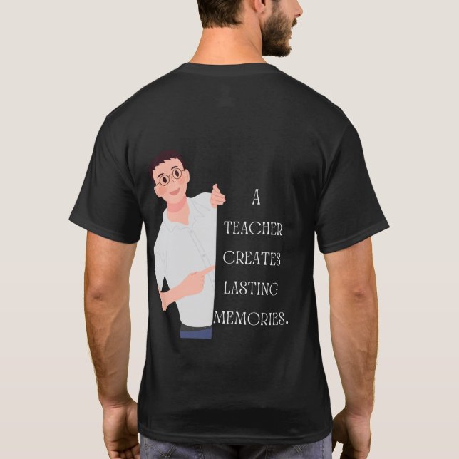Lärare: Hjärtslag i utbildningen T Shirt (Baksida)