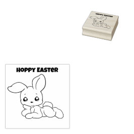Lärare Hoppy Påsk Stämpel