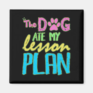 Lärare Hund Ate My Lesson Planfestivaler Magnet