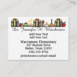 Lärare/huvudsakligt Affärskort Visitkort