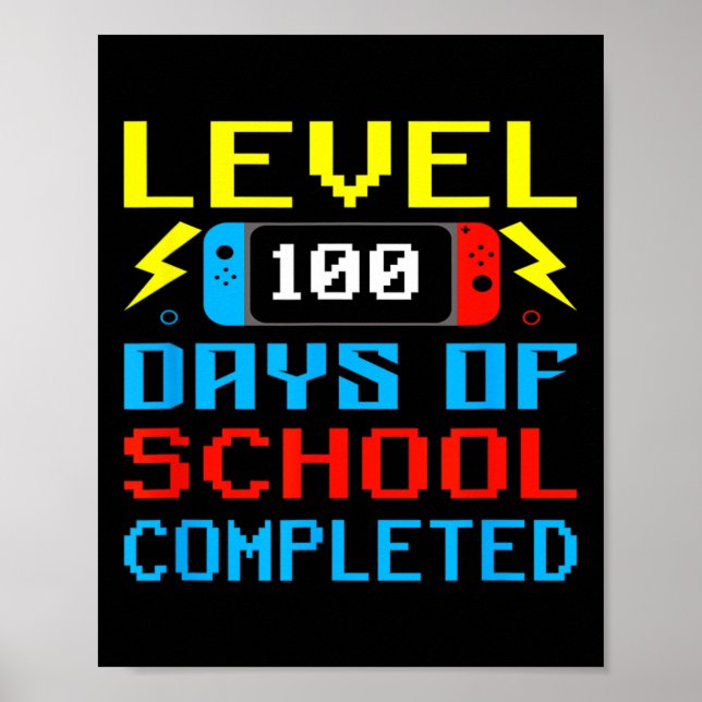 Lärare i 100 dagar med skolgamare poster (Framsidan)