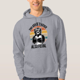 Lärare i 2:a klass också vild retro björn hoodie
