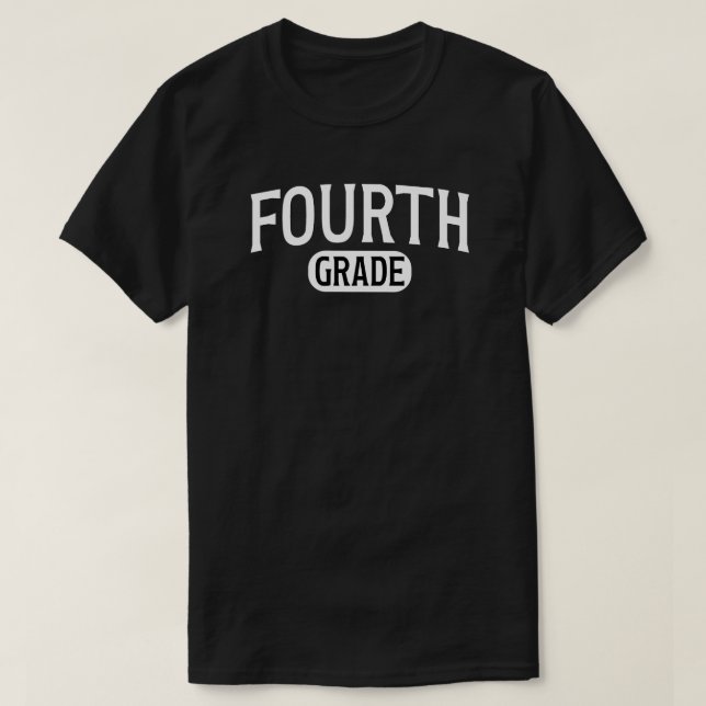 Lärare i 4:e klass t shirt (Design framsida)