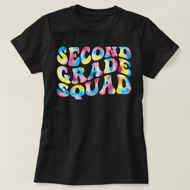 Lärare i andra klass-gruppen, Back to school Retr T Shirt (Design framsida)