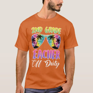 Lärare i andra klass på semester lärare fri t shirt