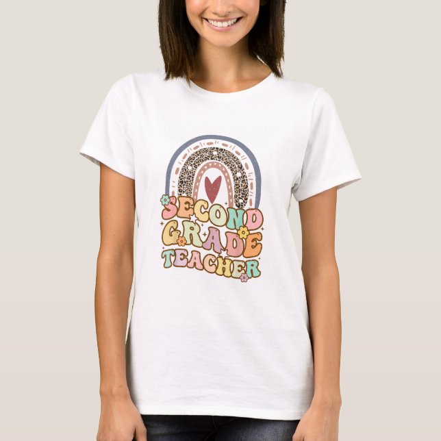 Lärare i andra klass T-shirt, 2:a klass T-shirt (Framsida)