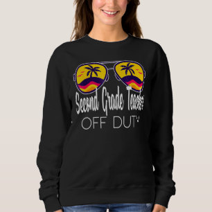 Lärare i andra Klass vid Duty Sunglass Sommaren T Shirt