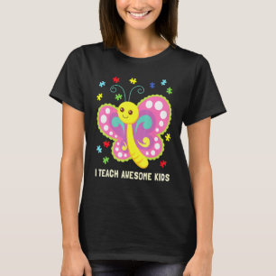 Lärare i autism T Butterfly Embrace Differenser Shirt