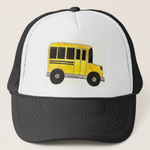 Lärare i Big Gult School Buss Driver Buss Keps