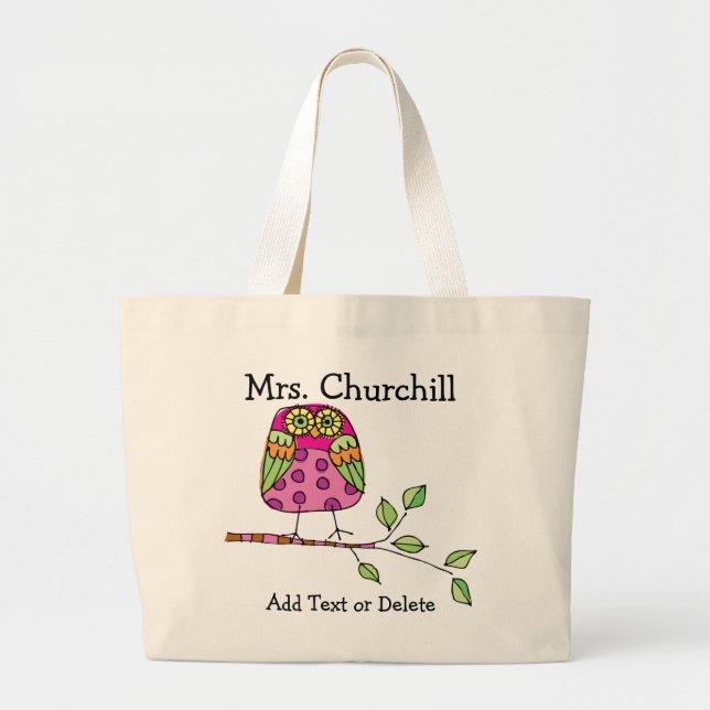 Lärare i Bright Uggla - SRF Jumbo Tygkasse (Framsidan)