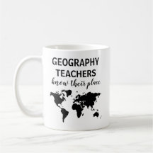 Lärare i den funktionella geografin Gift Coffee Mu