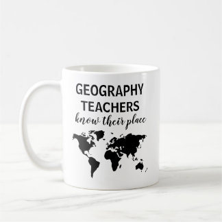 Lärare i den funktionella geografin Gift Coffee Mu Kaffemugg