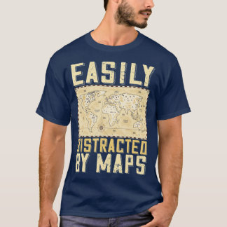 Lärare i den funktionella geografiska Kartorna T Shirt