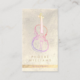 Lärare i elegant violin Music Visitkort