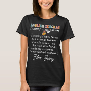 Lärare i engelska Coola för definition av  Esl Tea T Shirt