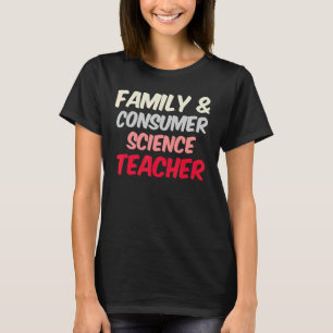 Lärare i familjen Back to school och konsumentvete T Shirt