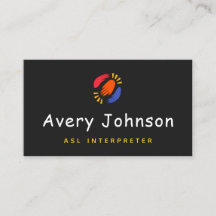 Lärare i färglöst hand-ASL-instruktör Underteckna