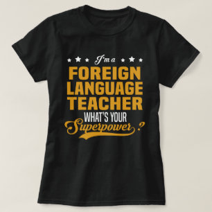 Lärare i främmande språk t shirt