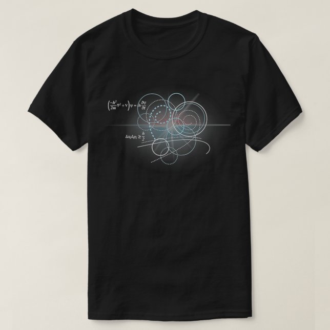 Lärare i fysik Quantum Mechanics I Physician T Shirt (Design framsida)